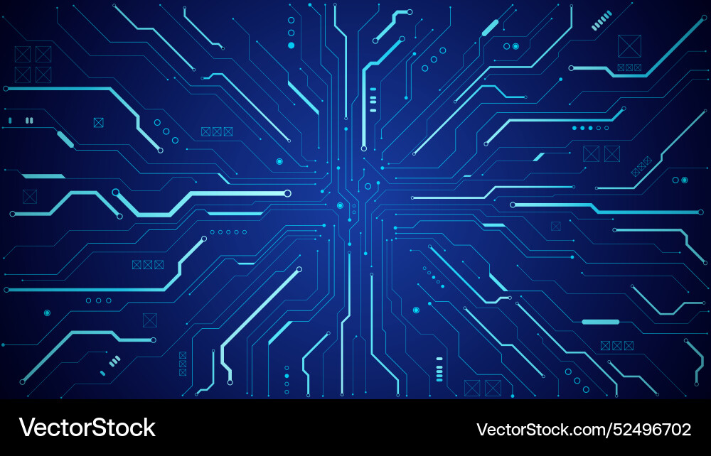 Technology Circuit Board Background vector image