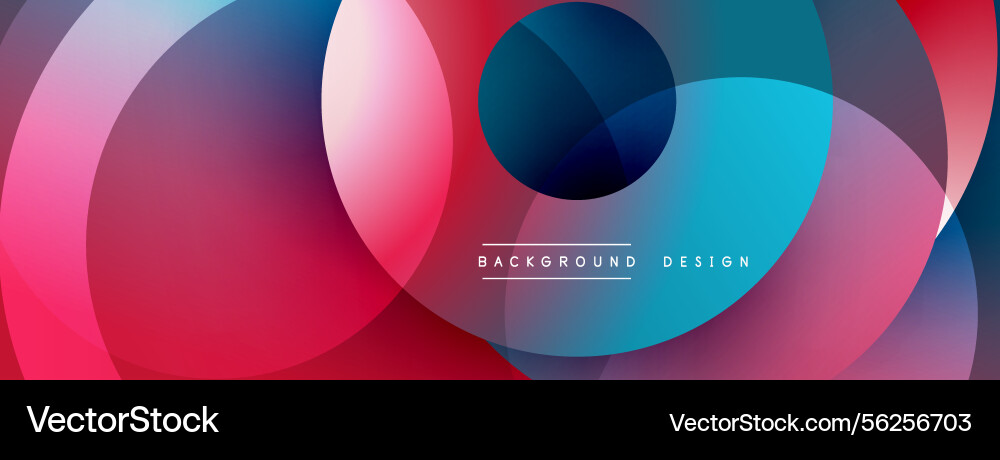 Abstract colorful circles overlap creating Abstract colorful circles overlap creating vector image