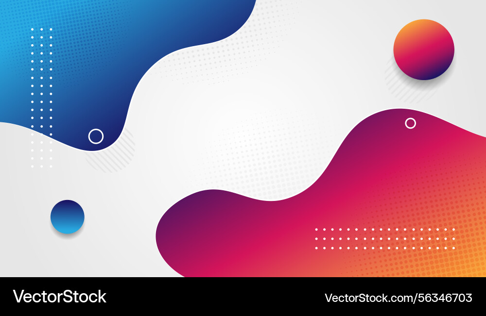 Abstract colorful wave background design Vector Image