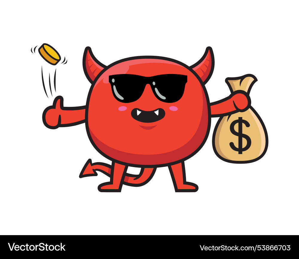File folder mascot character design vector image