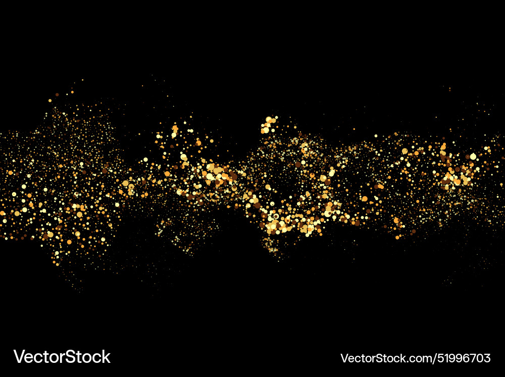 Gold shiny abstract wavegold lines design element Gold shiny abstract wavegold lines design element vector image