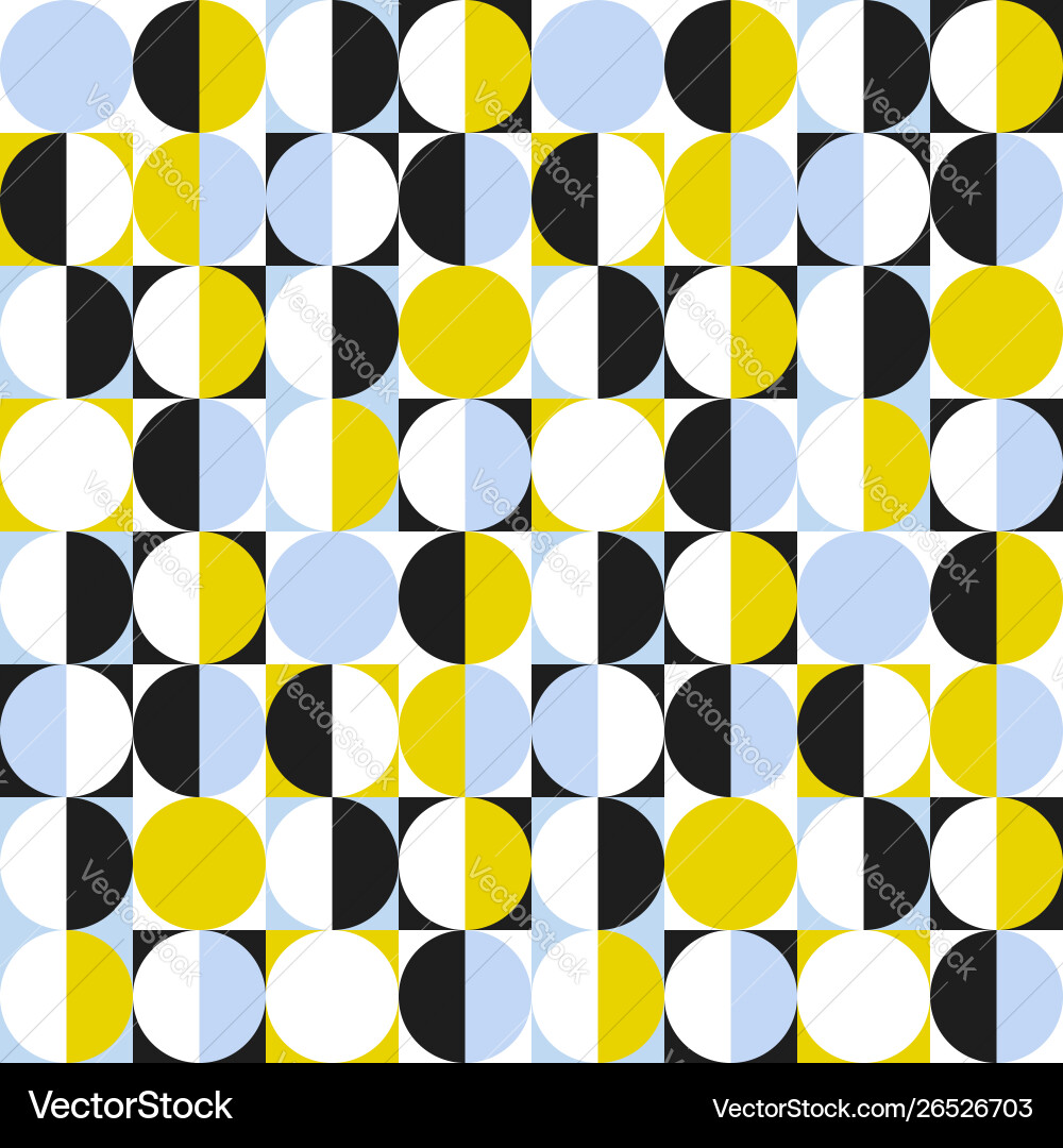 Nahtlose geometrische Muster mit Kreisen Nahtlose geometrische Muster mit Kreisen vektorbild