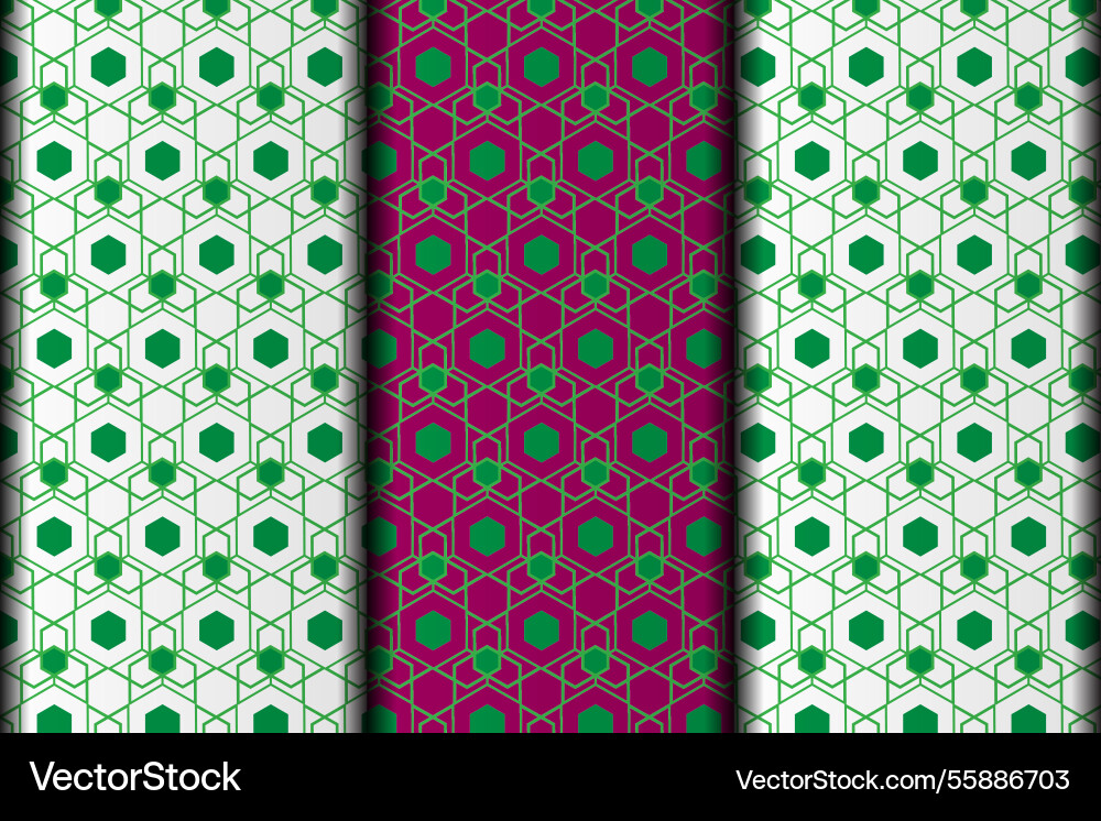 Polygon style eps seamless pattern design vector image