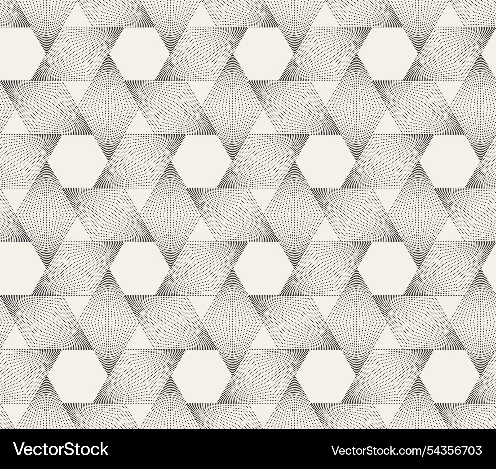 Seamless pattern repeating geometric elements vector image