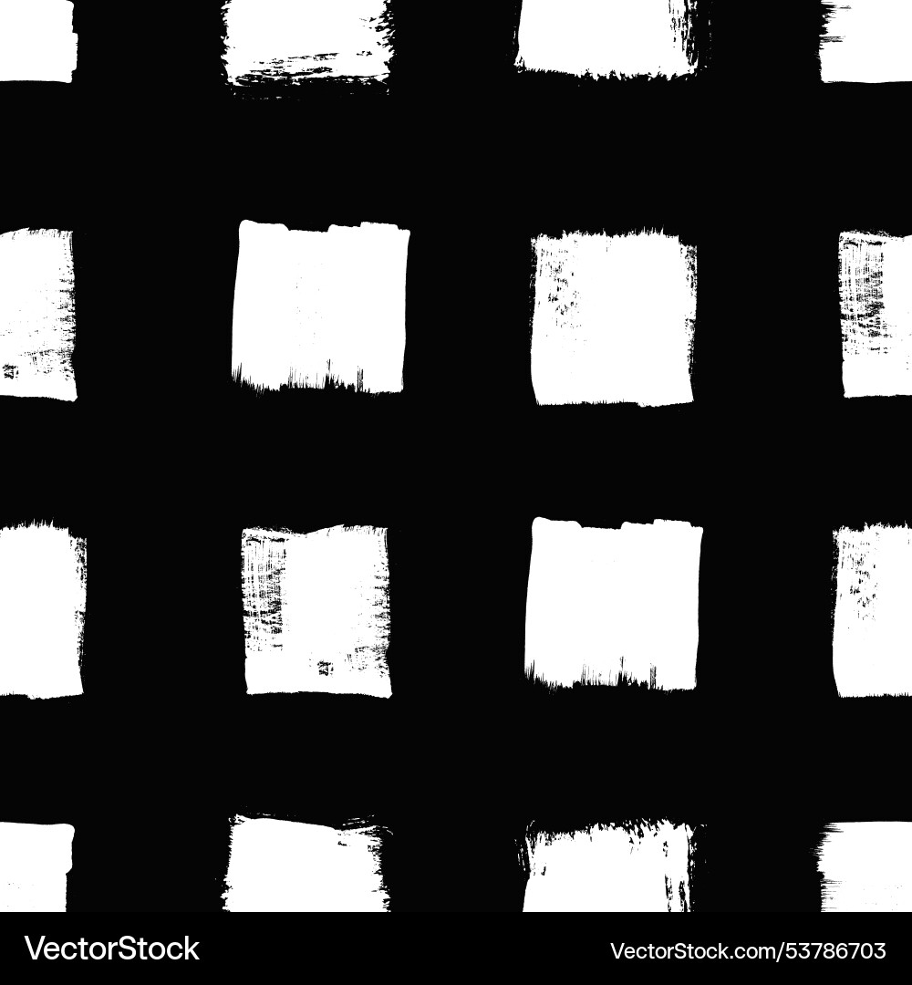 Squares pattern brush background Squares pattern brush background vector image