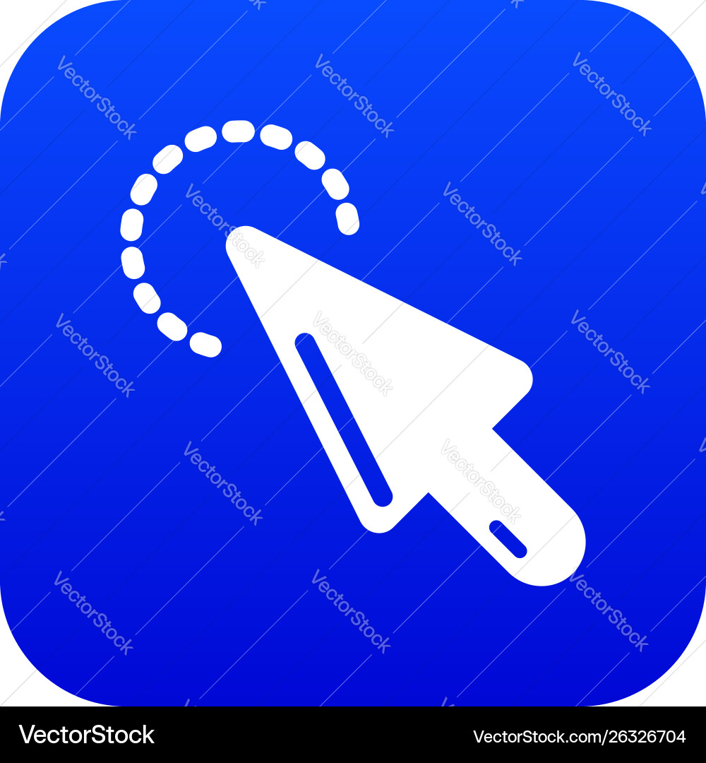 Cursor clean icon simple black style Cursor clean icon simple black style Vector Image