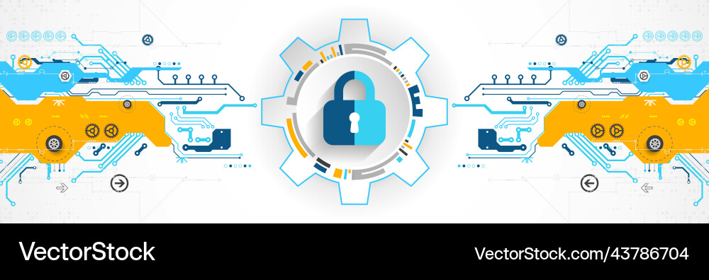 Protection background technology security encode Protection background technology security encode vector image