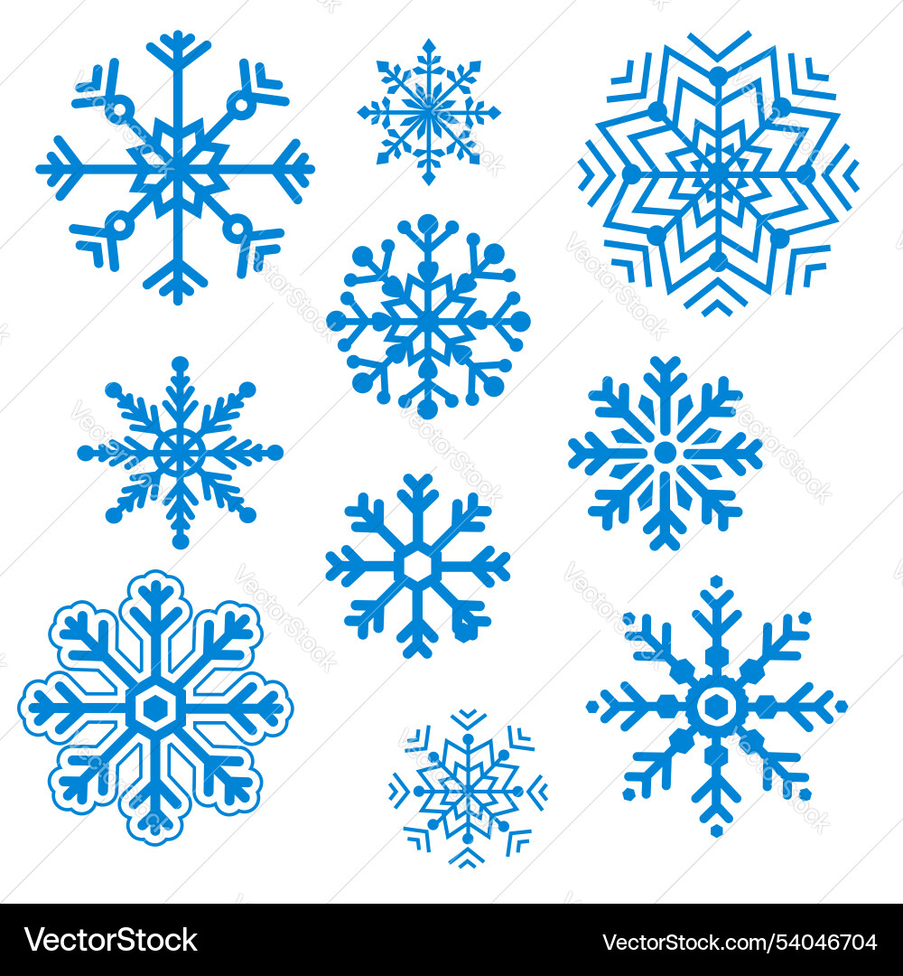 Snowflake isolated on white background Snowflake isolated on white background vector image