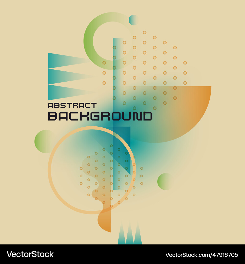 Abstract background with simple elements an image vector image