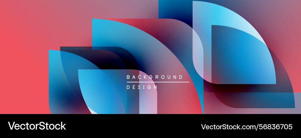 Abstract fluid shapes overlap creating vibrant Abstract fluid shapes overlap creating vibrant vector image