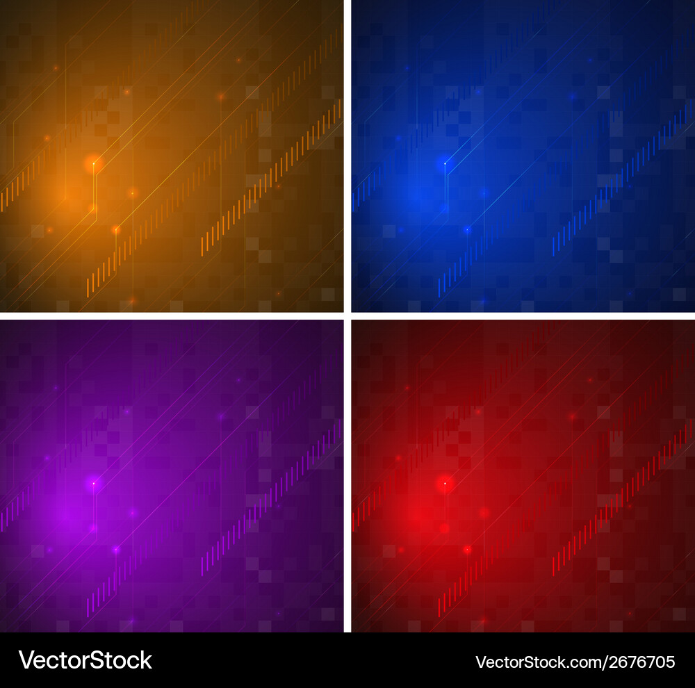 Colorful background patterns Vector Image