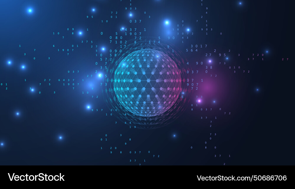 Quantum Computing künstlich Quantum Computing künstlich vektorbild