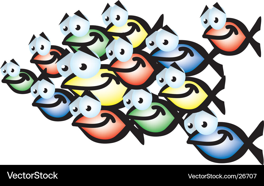 Christian Fish Symbol Vector Image