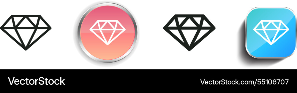 Invest icon thin linear regular and button style vector image