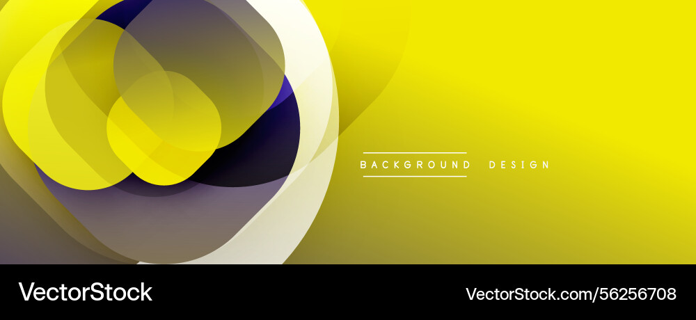 Abstract yellow design features overlapping Abstract yellow design features overlapping vector image