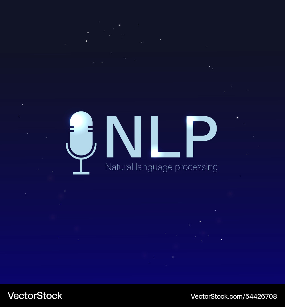 Natural language processing Natural language processing vector image
