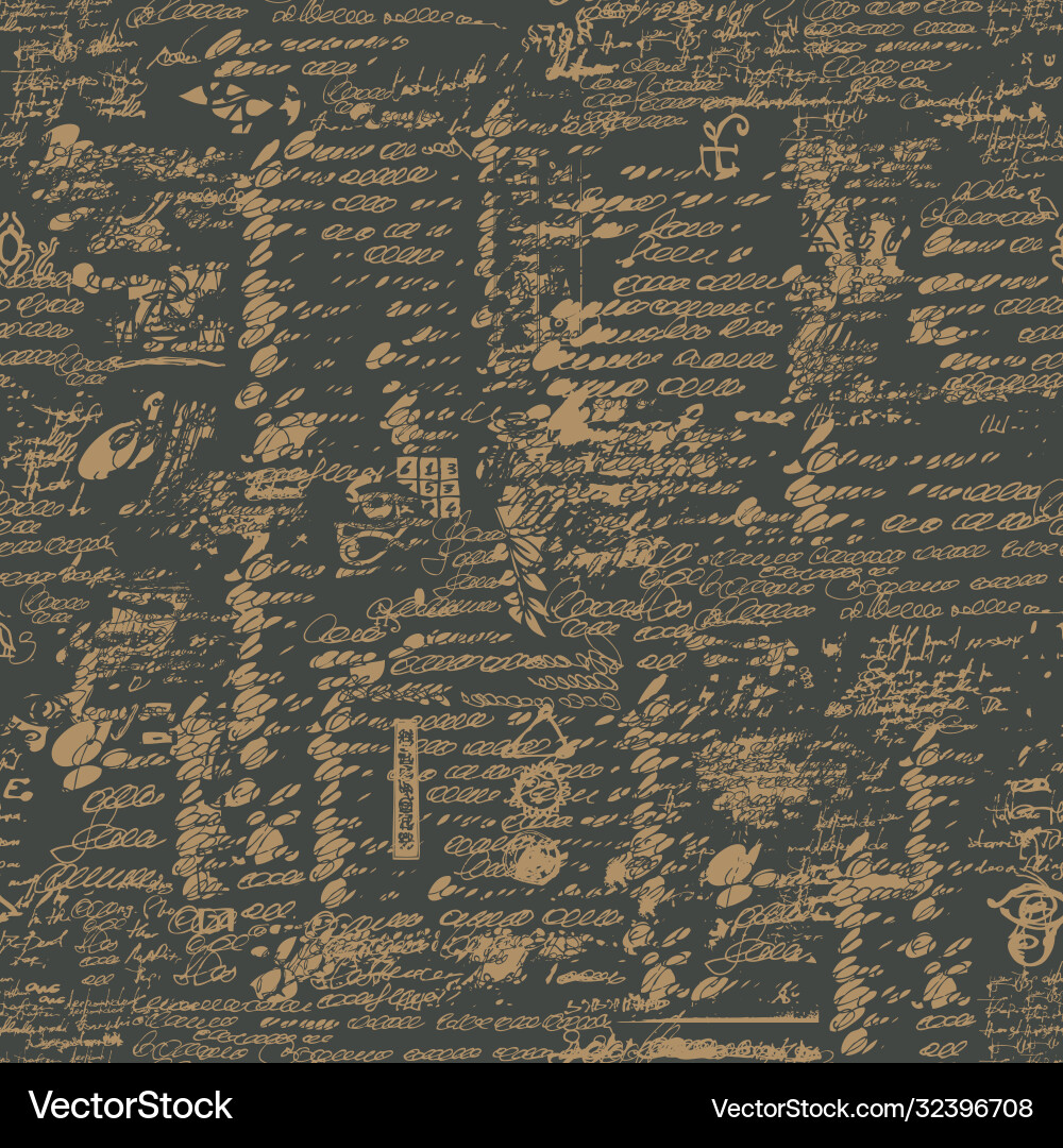 Old seamless pattern or background with scribbles Old seamless pattern or background with scribbles vector image