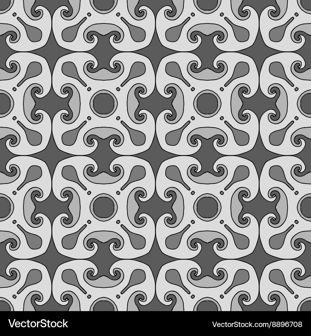 Square rosettes seamless pattern Vector Image