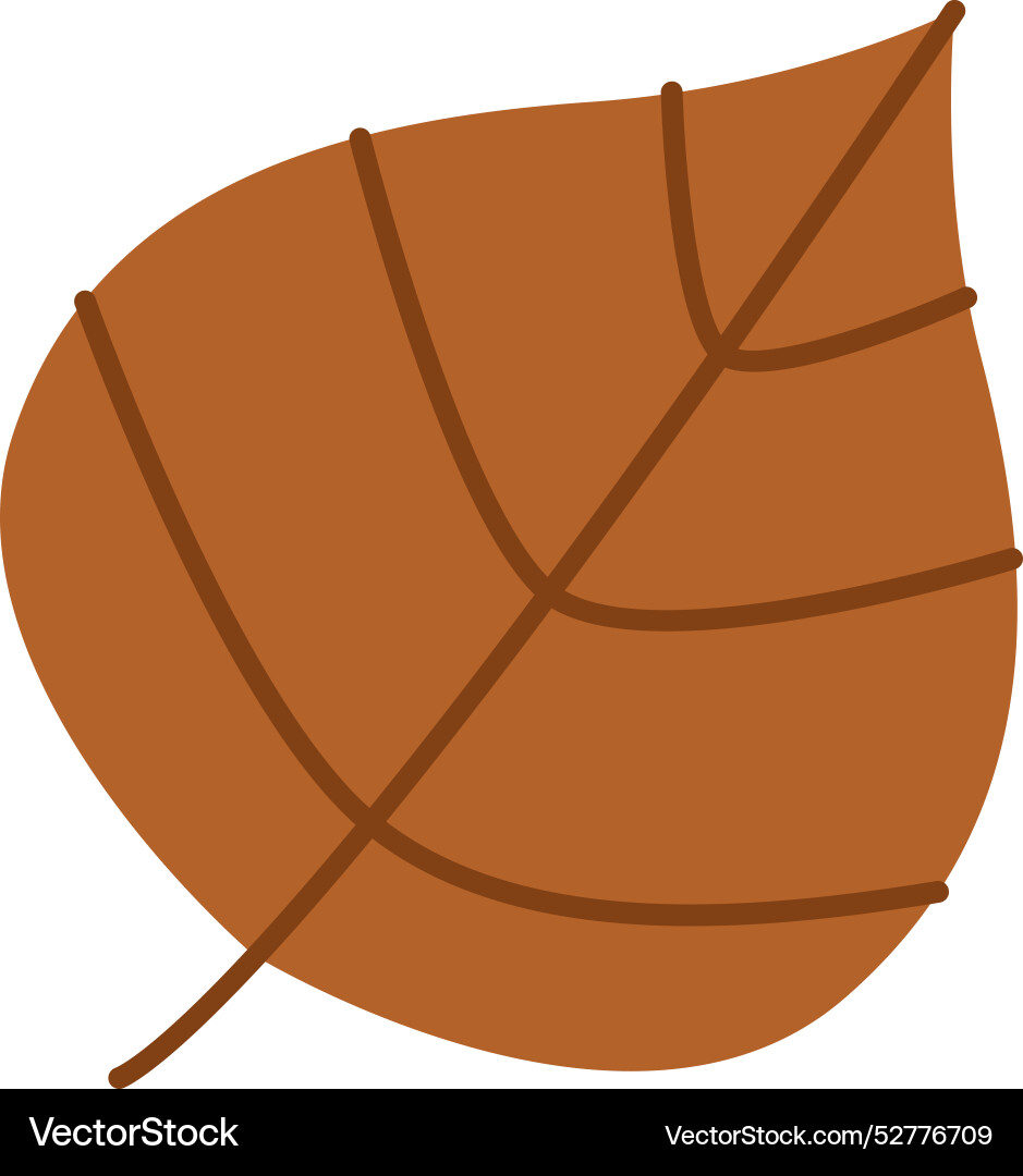 Autumn leaf icon Royalty Free Vector Image - VectorStock