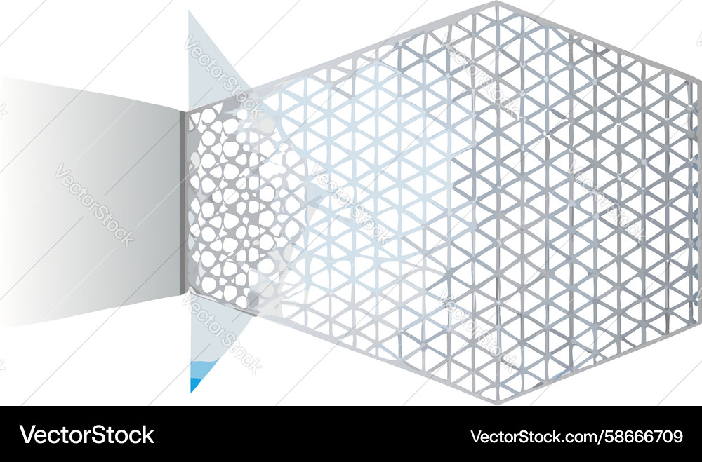 Complex Hexagonal Pattern Vector Image