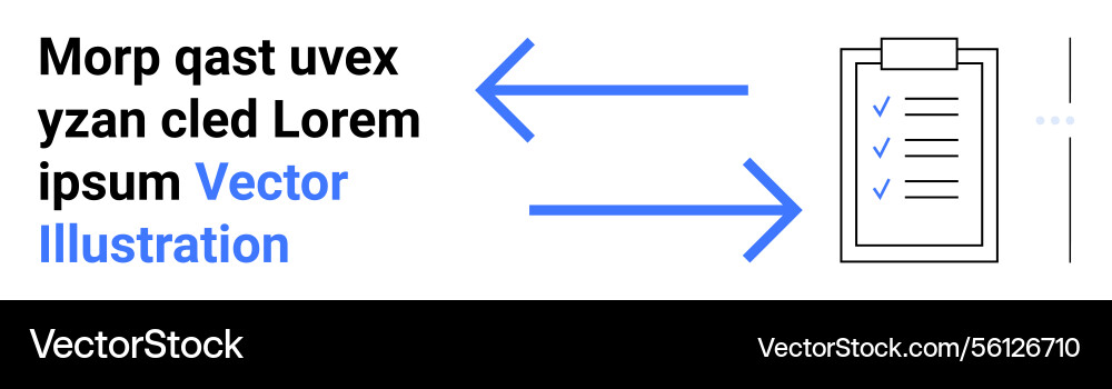 Data exchange between notes and clipboard vector image