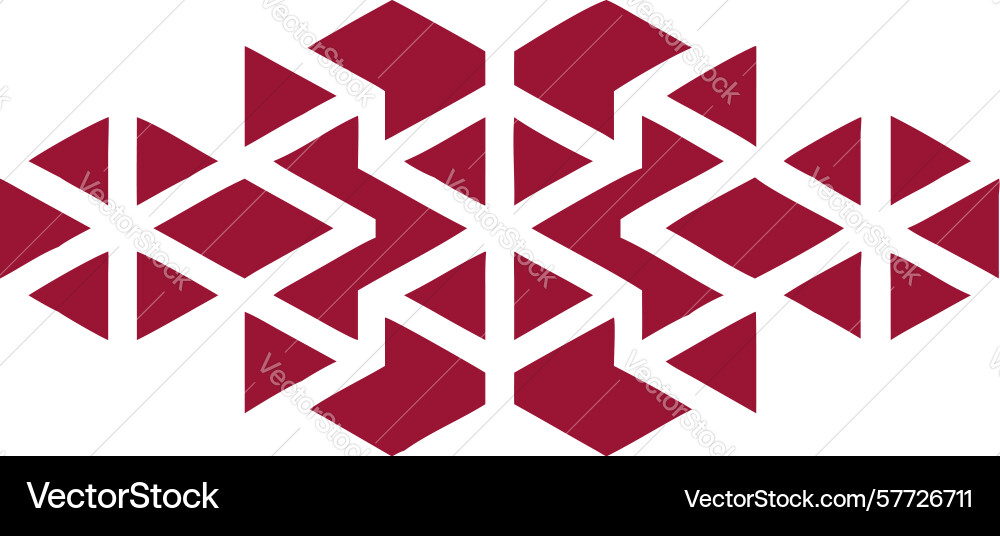 Abstract geometric triangular pattern repeating vector image