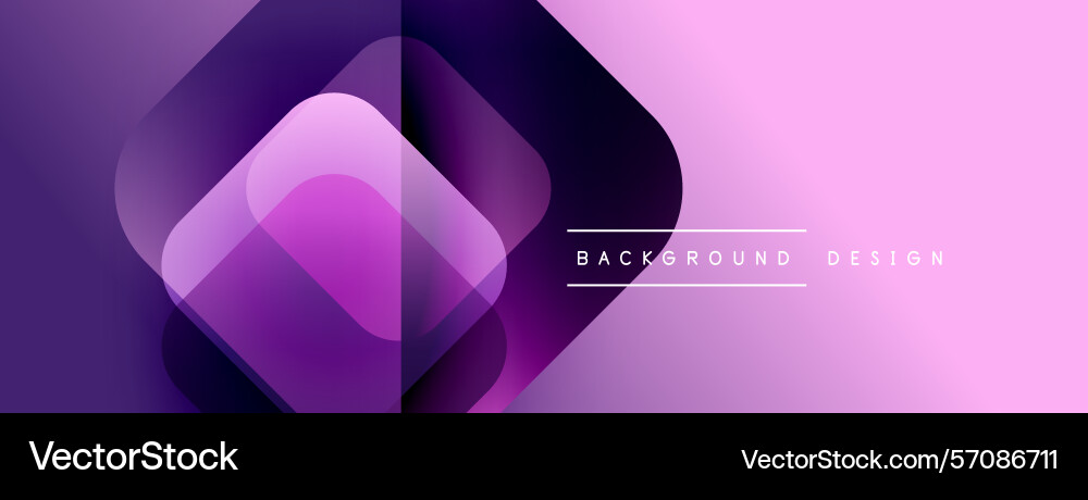 Abstract purple gradient background overlapping Vector Image