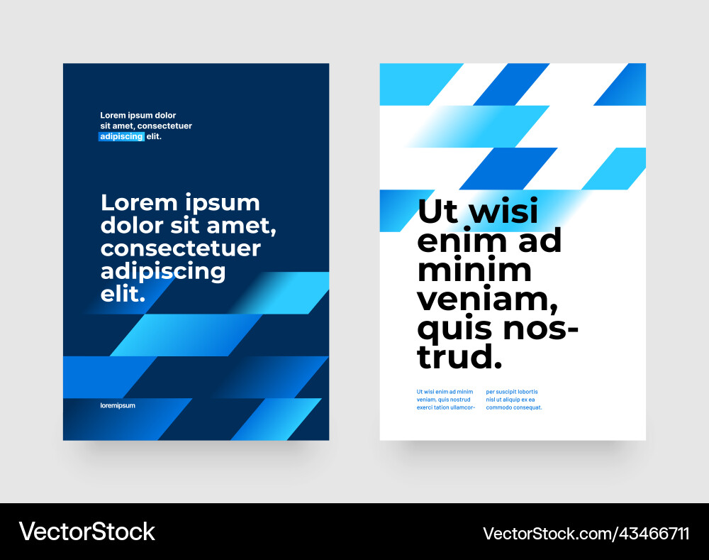 Layout template for events or business related Vector Image