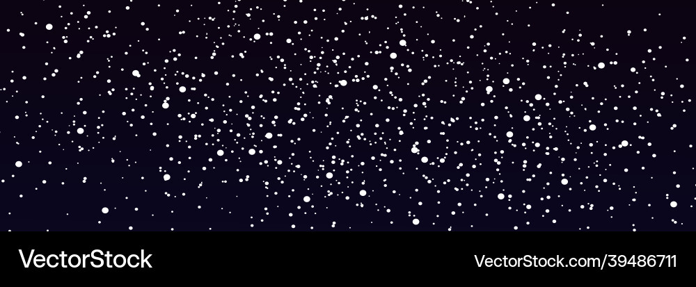 Winter Snowfall - Snowflake Background vector image