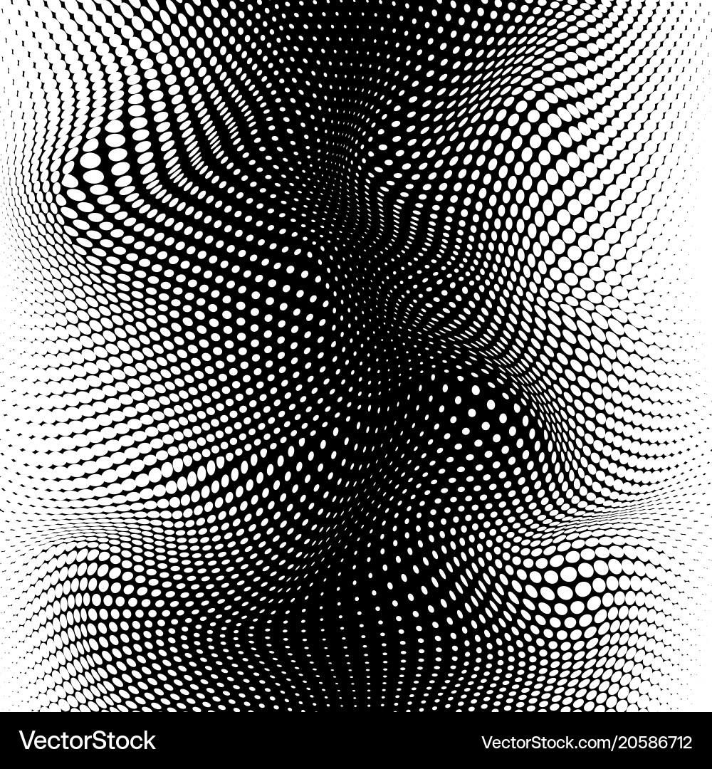 Halftone Mesh Gradient Vector Image