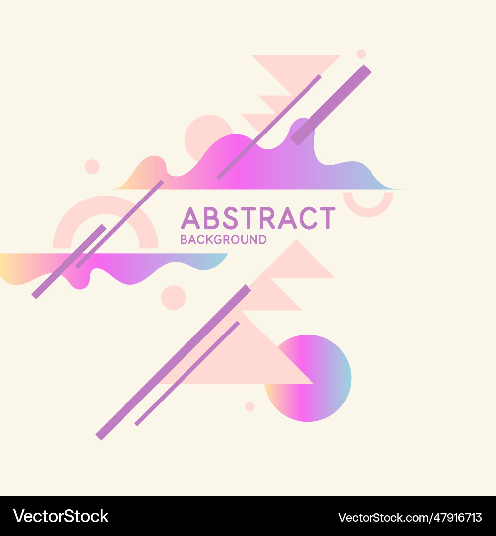 Abstract background with simple elements an image vector image