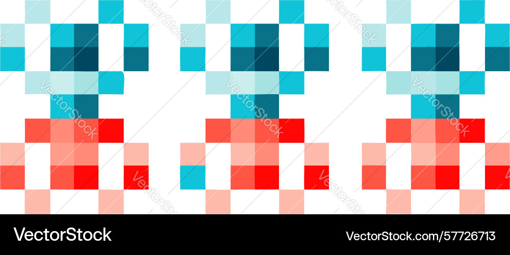 Abstract geometric triangular grid with gradient vector image