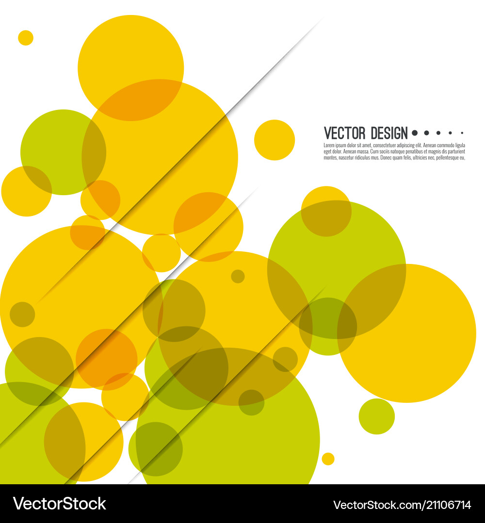 Abstract Circle Background vector image