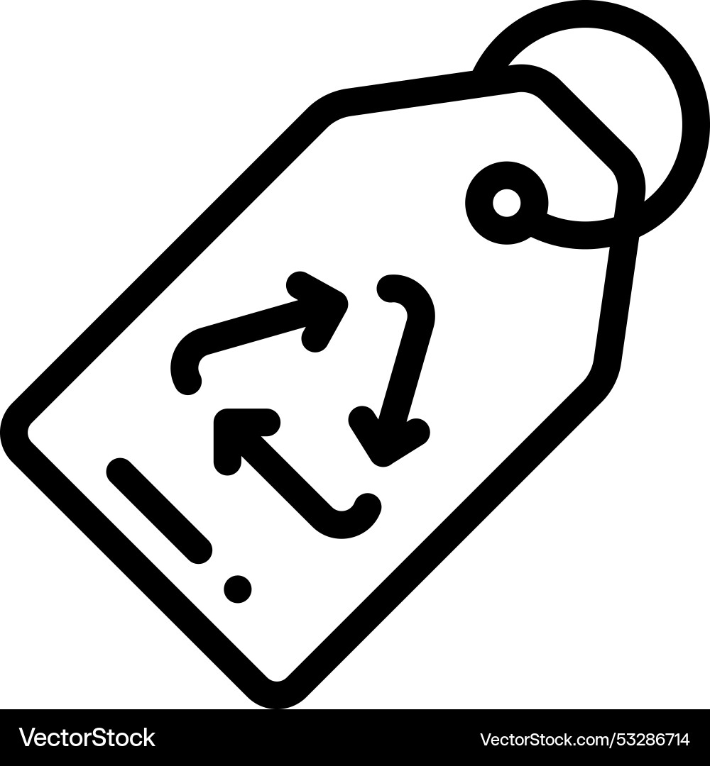 Environment icon thin linear style design isolated Vector Image