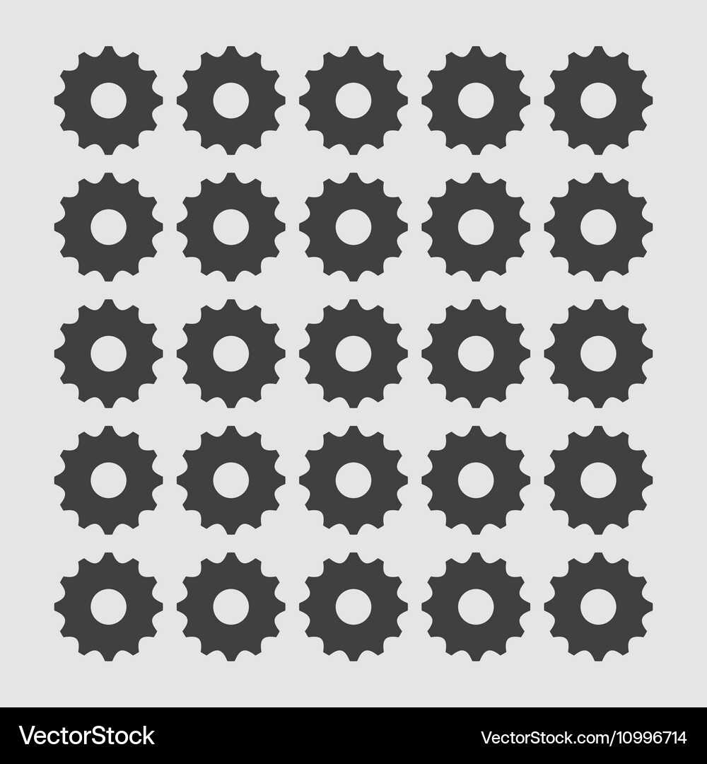 Gears and pattern background image Vector Image