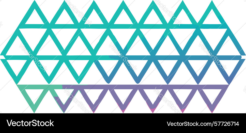 Repetitive black triangular geometric pattern vector image
