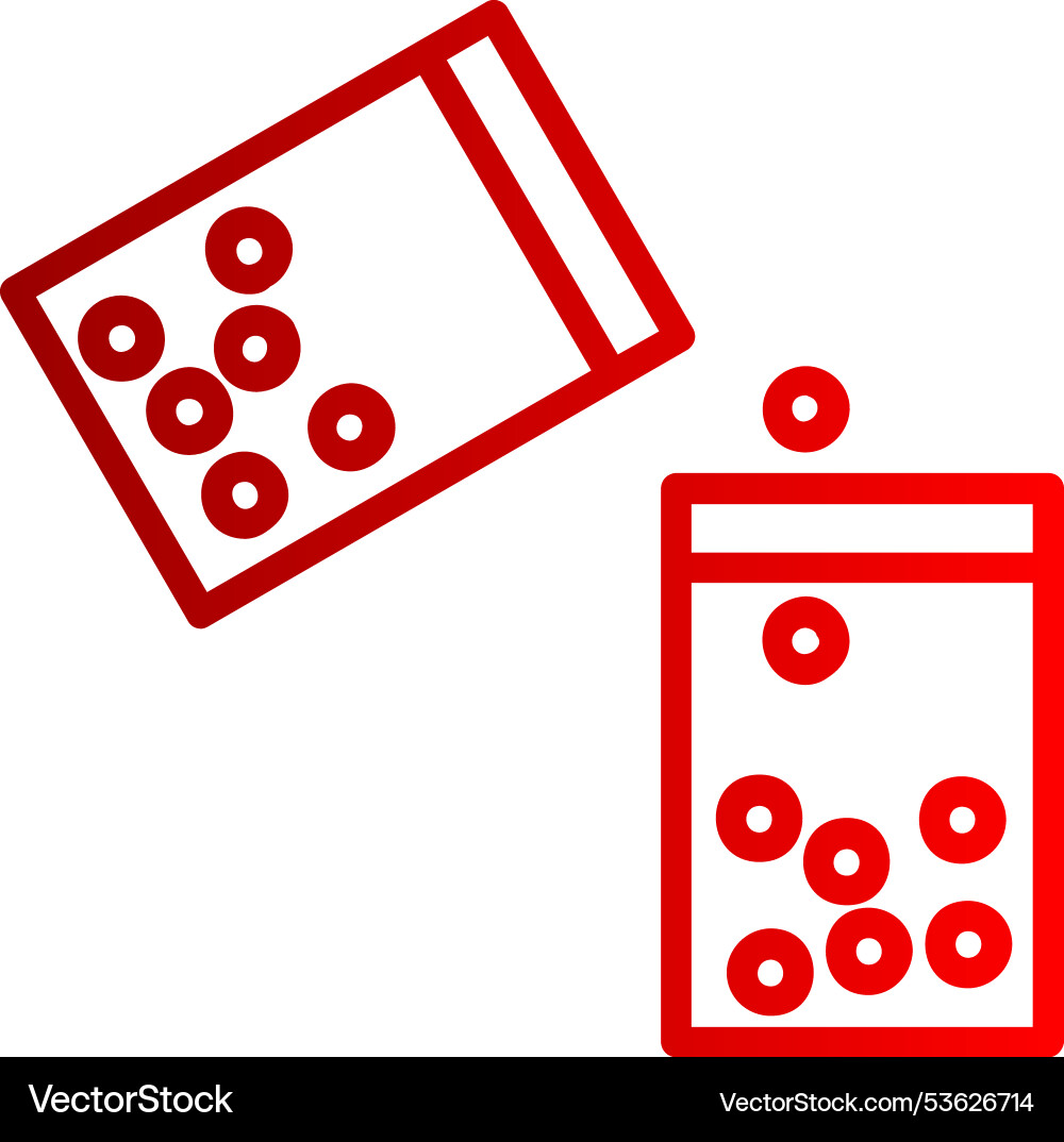 Sharing line gradient icon Vector Image
