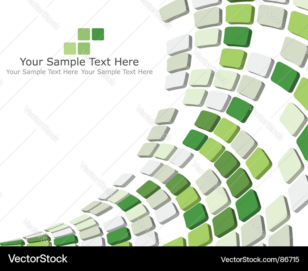 3D Checkered Pattern Background vector image