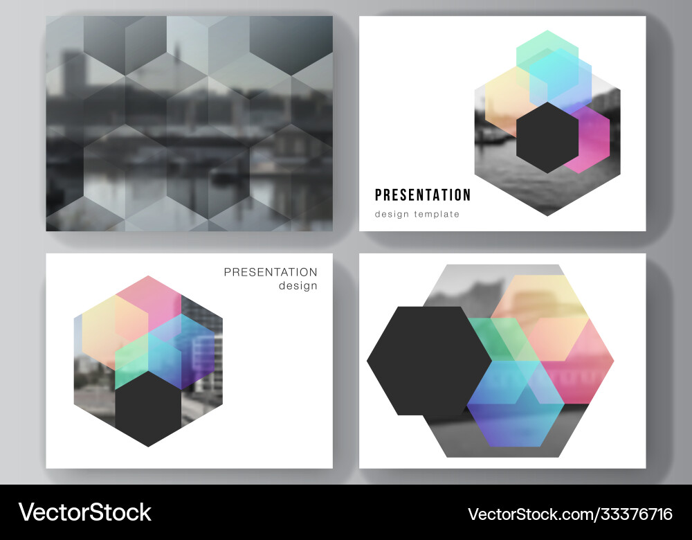 Layout presentation slides design Layout presentation slides design vector image