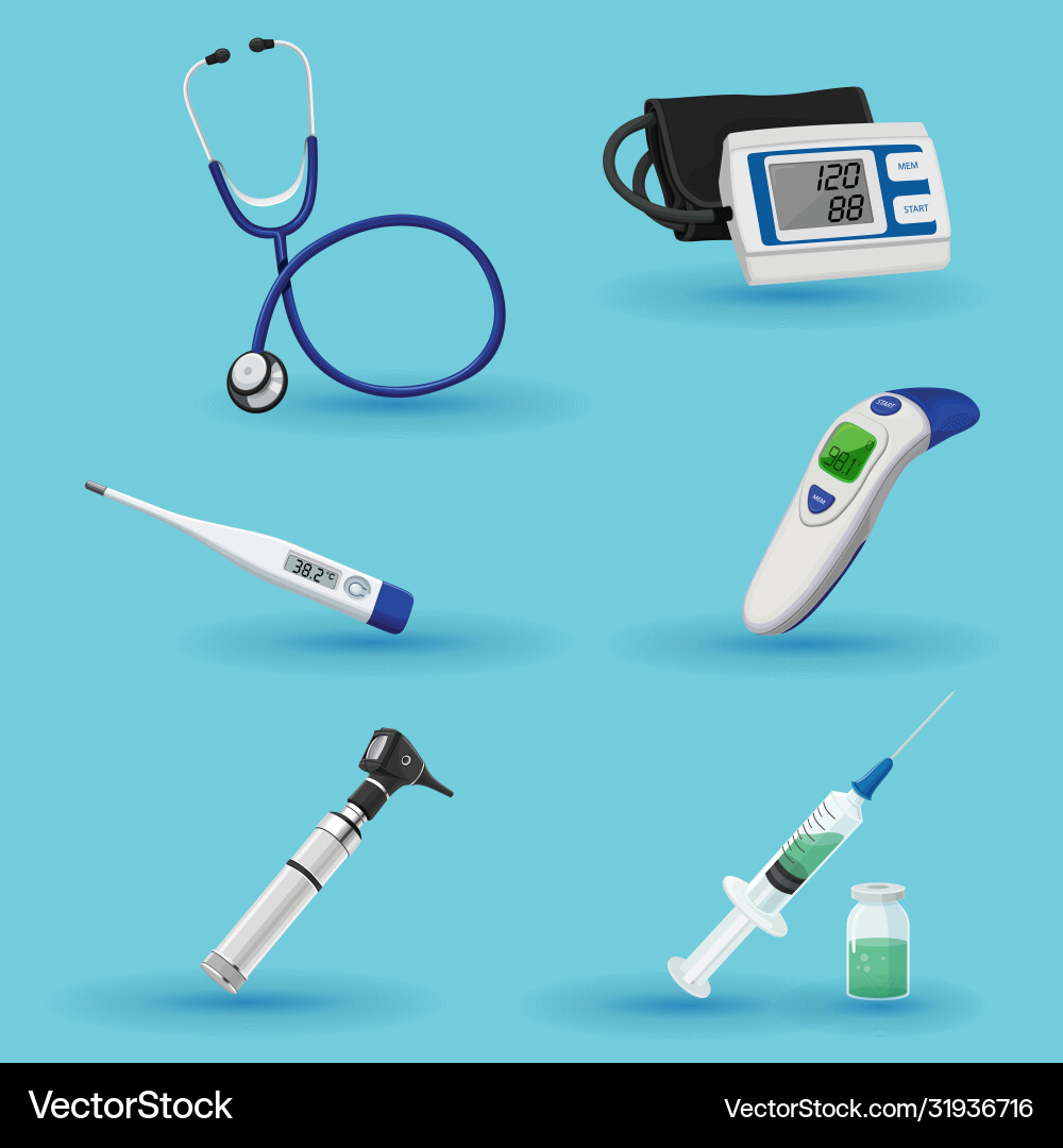Medical equipment Medical equipment vector image