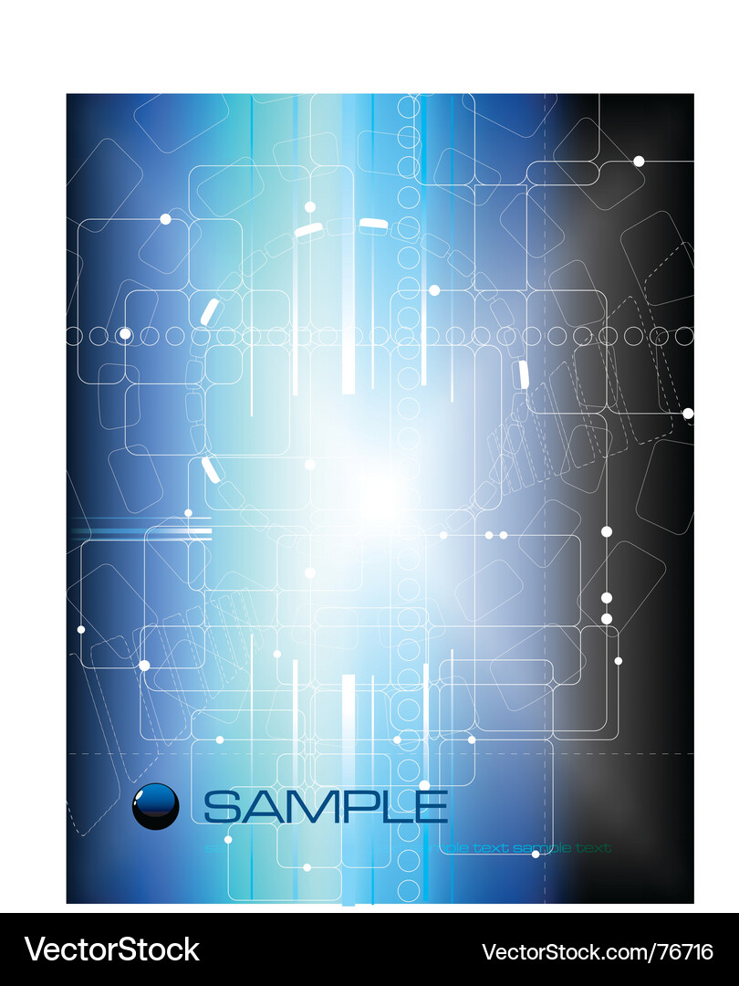 Modern Tech Background Vector Image