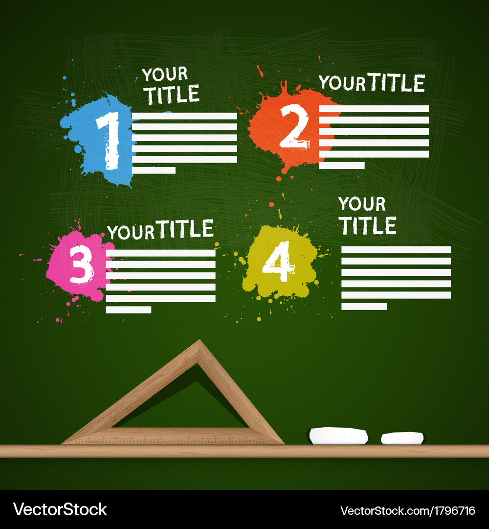 Progress steps for tutorial infographics Vector Image