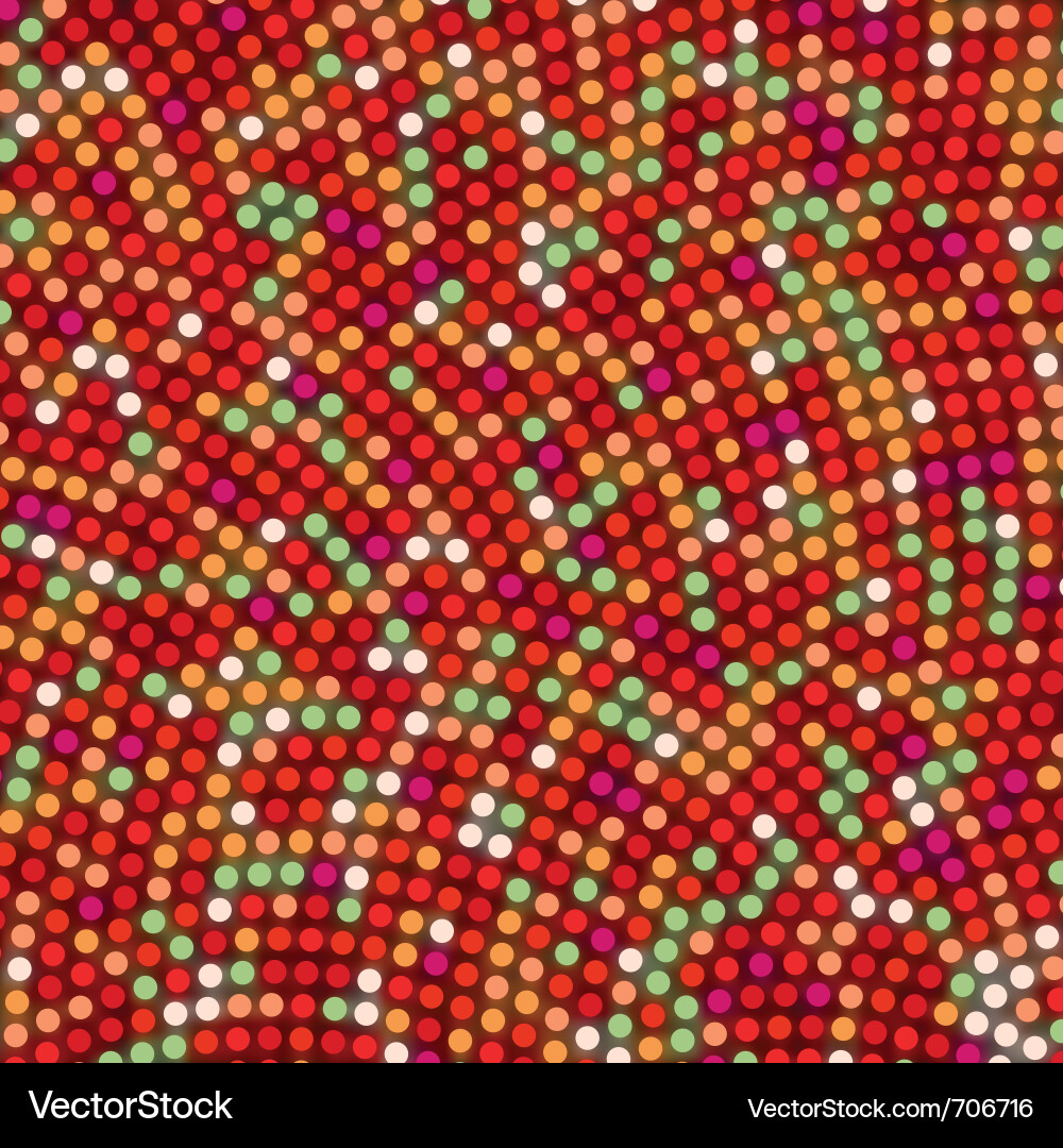 Rounded pixel points Vector Image