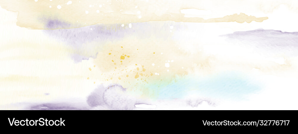 Watercolor Sky Gradient Vector Image