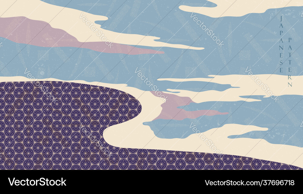 Abstract background with japanese pattern Abstract background with japanese pattern vector image