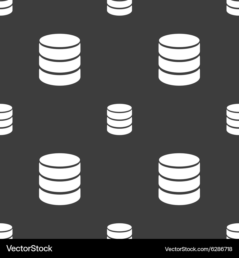 Hard disk and database sign icon flash drive stick Vector Image