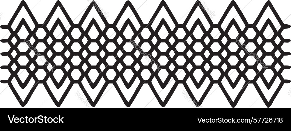 Sharp zigzag geometric pattern dynamic repeating vector image