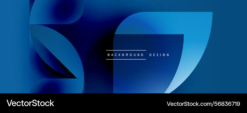 Abstract blue layers create dynamic composition Abstract blue layers create dynamic composition vector image
