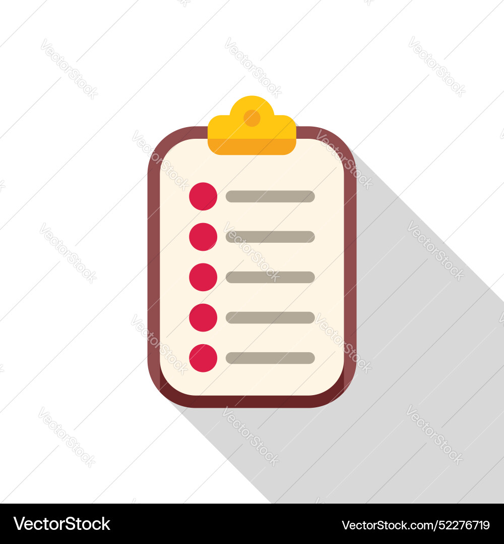 Clipboard showing check marks representing Clipboard showing check marks representing vector image