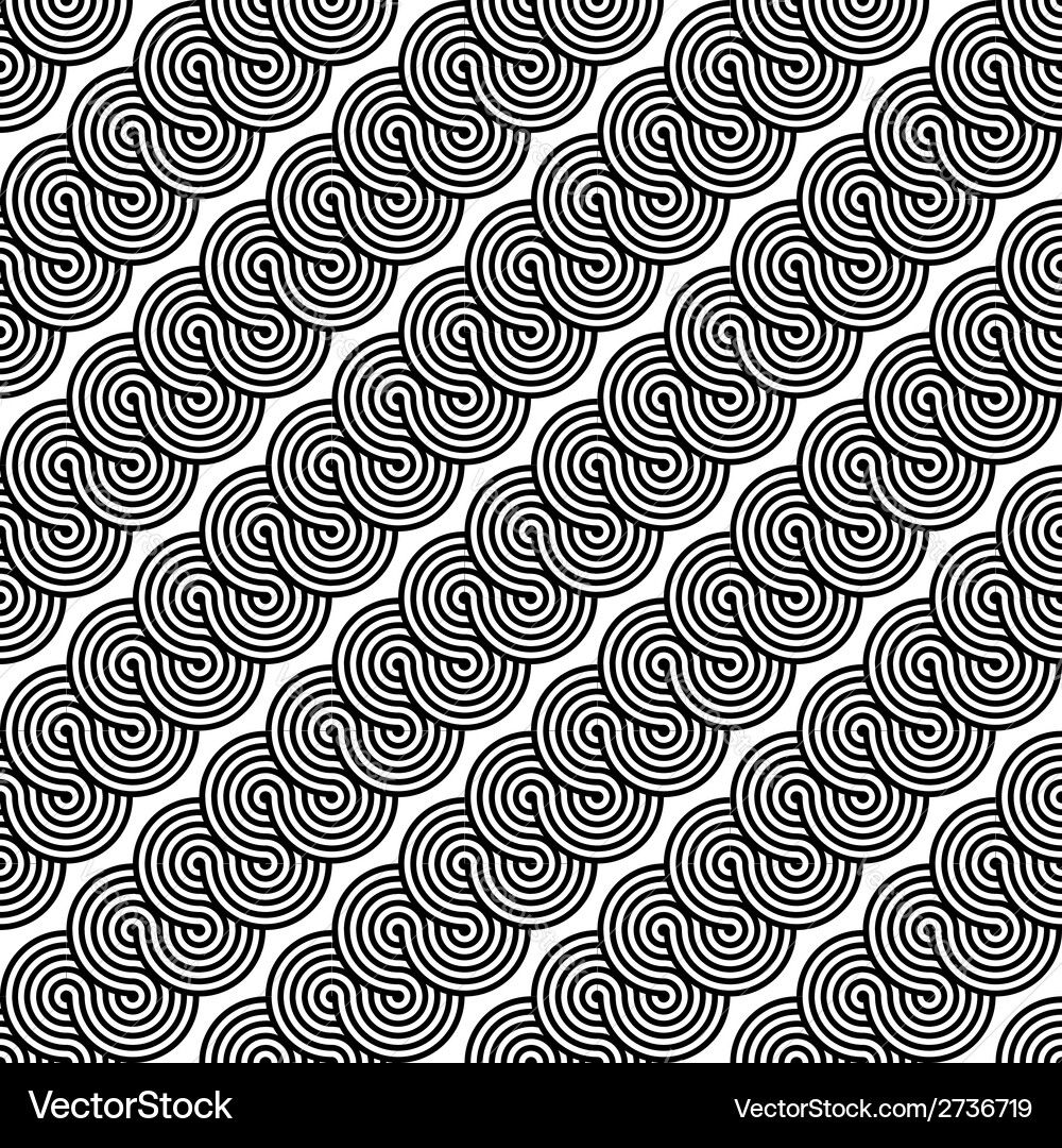 Design seamless monochrome zigzag pattern Vector Image